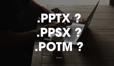 les différents formats de fichier sur PowerPoint