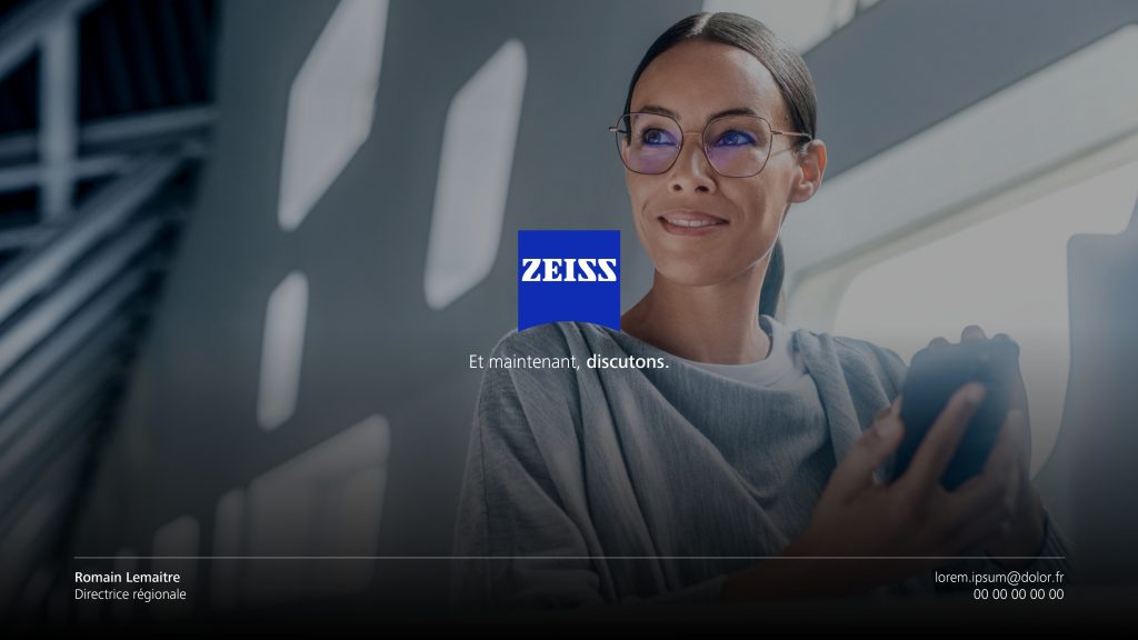 Exemple diapositive de conclusion PowerPoint Zeiss