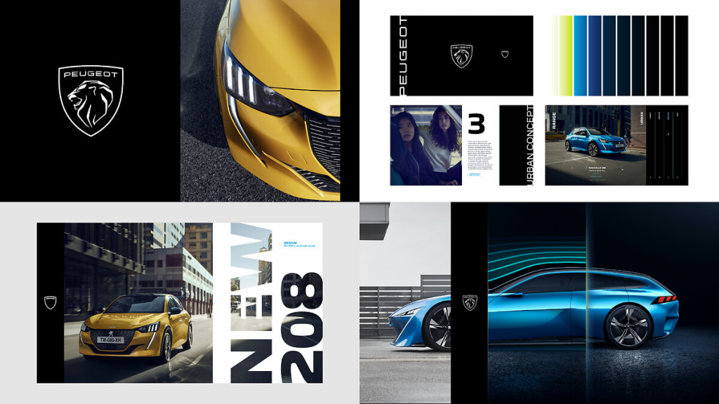 Exemple charte graphique Peugeot